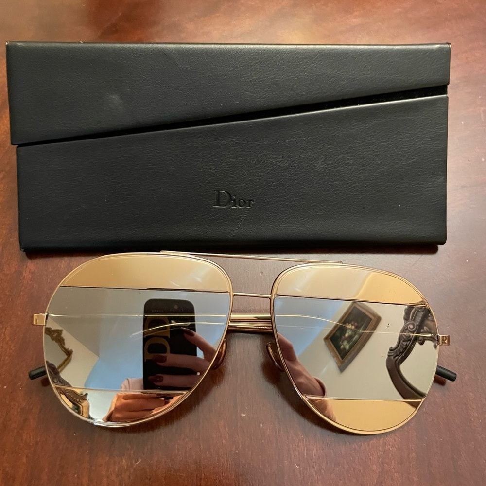 DIOR - Split 1 Aviator Sunglasses